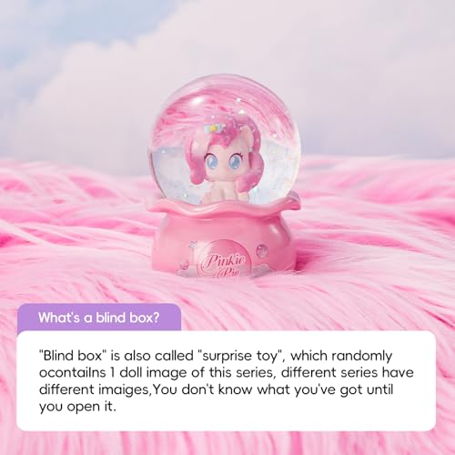 Collectible Pony Crystal Ball Blind Box - 5.3-Inch Glitter Snow Globe