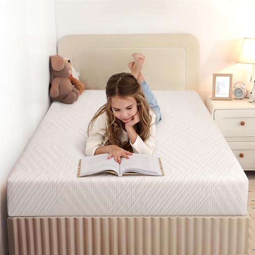 8-Inch Twin Memory Foam Mattress - Cooling Gel Medium Firm Bed in a Box