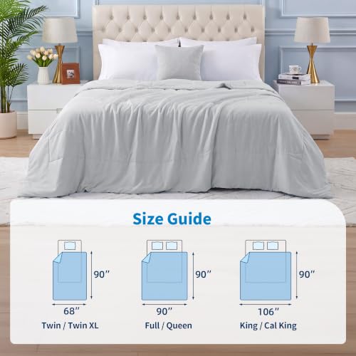 Cooling Comforter King Size - Double-Sided Cold Tech Summer Blanket