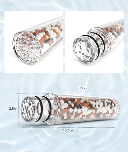 SR SUN RISE 2-Pack Shower Filter Replacement Cartridges for Handheld Shower Heads