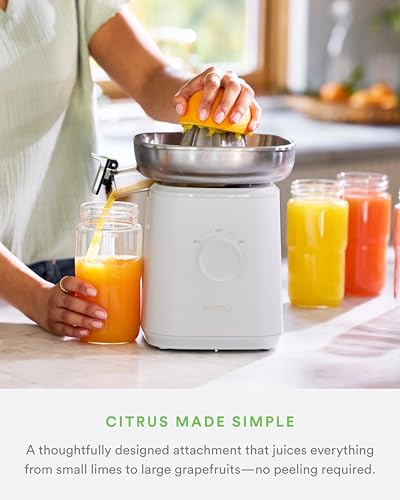 Citrus Juicer Attachment with Stainless Steel Strainer and 2 Reamers