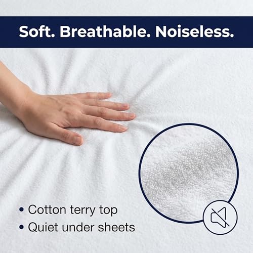 Waterproof Zippered Mattress Encasement - Hypoallergenic Full Size