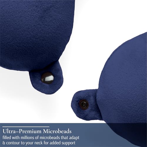 Lightweight U-Shaped Memory Foam Travel Neck Pillow - Blue