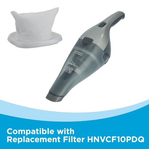 BLACK+DECKER 8V Cordless Dustbuster Handheld Vacuum with Crevice Tool