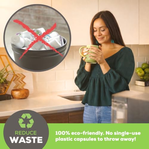 Biodegradable Paper Coffee Filters with Lids for Reusable Pods - 200 Ct