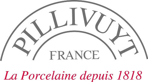 Pillivuyt Brasserie Saucer Set of 4 - 6.5-inch French Porcelain Coffee Cup Coasters