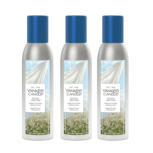 Concentrated Room Spray Air Freshener - Clean Cotton, 3-Pack