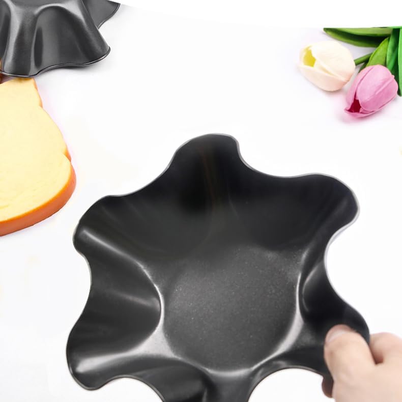 Skiennix Nonstick Taco Shell Bowl Set - 4 Pcs Carbon Steel Tortilla Maker for Baking & Frying