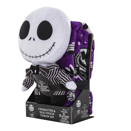 Northwest Nightmare Before Christmas Jack Smackdown Silk Touch Blanket 50x40 Inches - Official Fan Decor