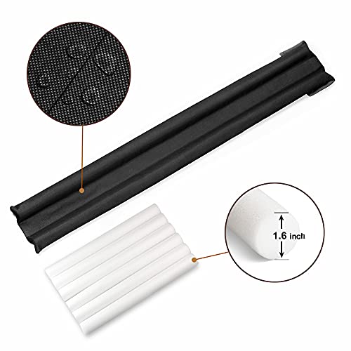 Adjustable Twin Door Draft Stopper (30"-36") - Waterproof Noise Blocker