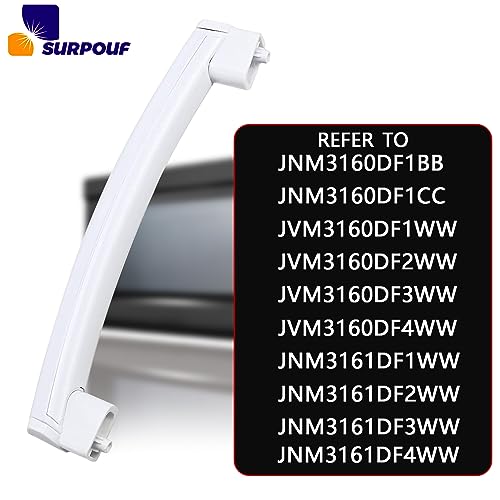 Microwave Door Handle with Support Bracket Replacement Part