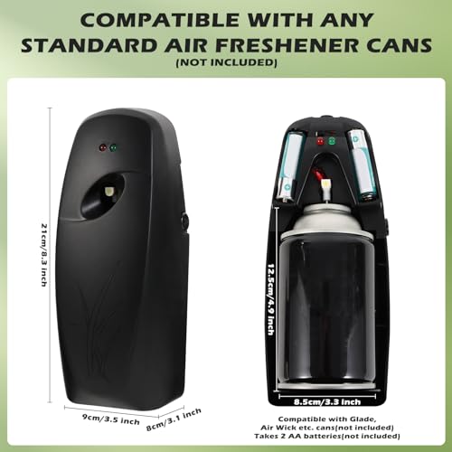 Automatic Air Freshener Dispenser - Wall-Mount or Freestanding Spray