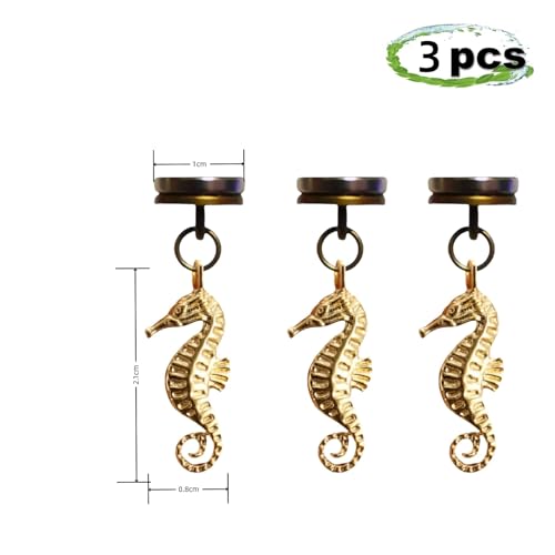 3PCS Marine Animal Decorative Hinge Heads Set - Magnetic Door & Furniture Accents