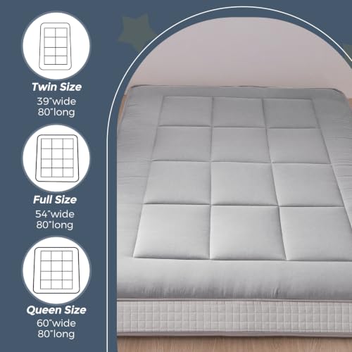 6-Inch Extra Thick Foldable Japanese Futon Floor Mattress - Queen Size