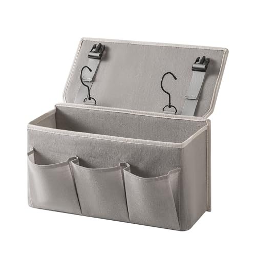 Bedside Caddy Organizer - Hanging Bedside Storage Bag for Dorm & Home