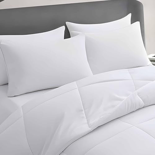 Acteb Ultra Thin Flat Bed Pillows Set of 2 - Soft Standard Size 20x26