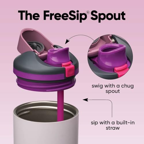 Insulated Stainless Steel Water Bottle 40 oz with FreeSip Spout
