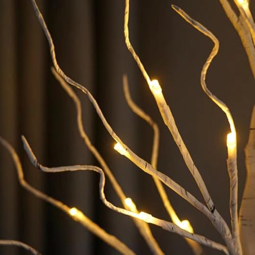 20-Inch LED Money Tree Gift Card Holder with 22 Clips for Photo Display