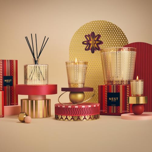 Nest New York Holiday Scented Votive Candle - Giftable Citrus Pine