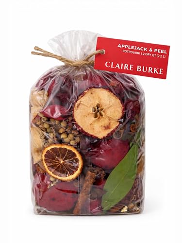 Scented Apple & Cinnamon Dried Flower Potpourri - 2 Quart Decorative Filler