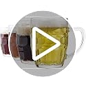 20 oz Dimple Glass Beer Mugs, Set of 4