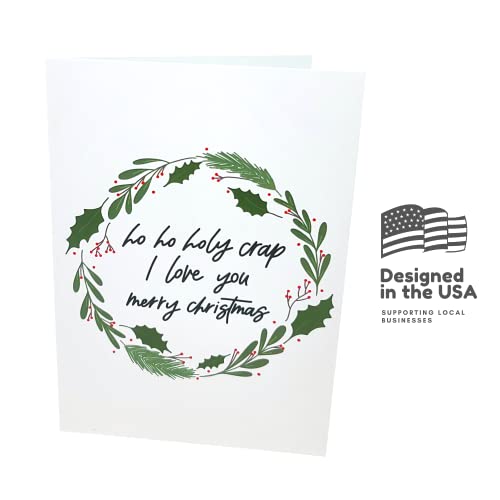 Sleazy Greetings Funny Christmas Card for Boyfriend, Girlfriend, Wife, Husband