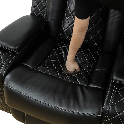 Power Reclining Loveseat with Storage Console, Cup Holders and USB Ports