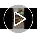 8-Section Kids Toy Storage Organizer - 3-Tier Wooden Classroom Bookshelf