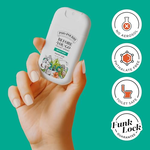 Poo-Pourri Beach Bum Before-You-Go Pocket Toilet Spray 1 Fl Oz