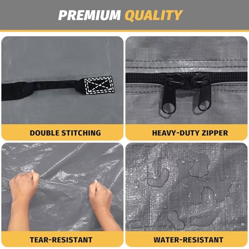 BETU Heavy-Duty Twin Mattress Bag for Moving & Storage - Reusable Waterproof Cover