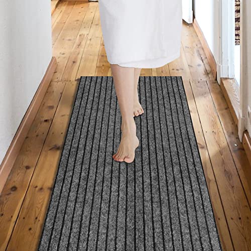 Non-Slip Area Rug Runner, 2ft x 6ft Washable Waterproof Hallway Carpet