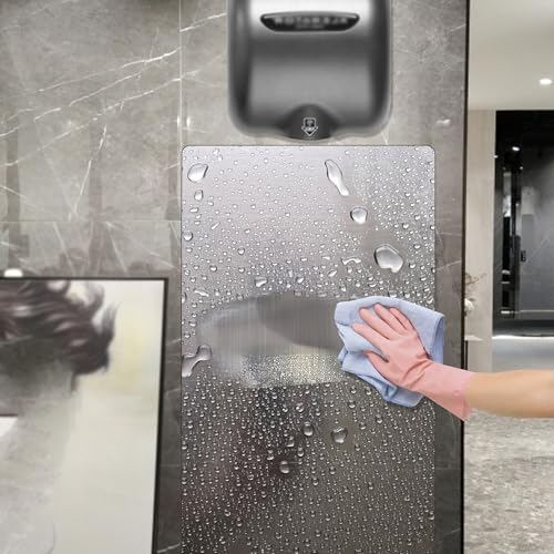 32x16 Inch Stainless Steel Hand Dryer Wall Splash Guard - 2 Piece Set