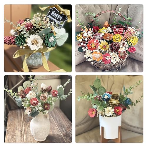 18pcs Artificial Eucalyptus Stems - Realistic Home Decor