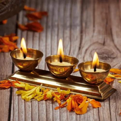 100 Ghee Wicks for Diya - 30 Min Burn Time, Wax Free, Fragrant