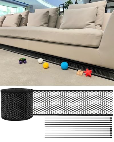 Under Couch and Bed Toy Blocker - 394-Inch Gap Guard for Pets and Kids