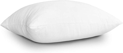 EDOW Throw Pillow Inserts - Set of 4 Lightweight Down Alternative Cushions | Machine Washable, 18x18, White