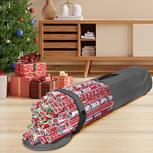 Wrapping Paper Storage Bag 42-Inch Under Bed Gift Wrap Organizer