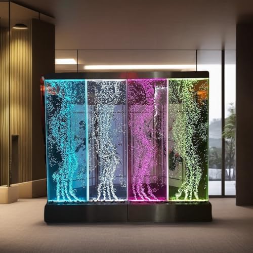 72-Inch x 80-Inch LED Bubble Wall Fountain with Remote Control