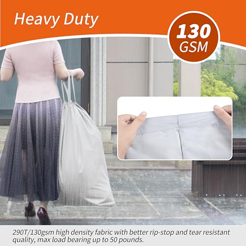 Extra Large Heavy-Duty Laundry Bag, 28x36" - Tear-Resistant Hamper Liner