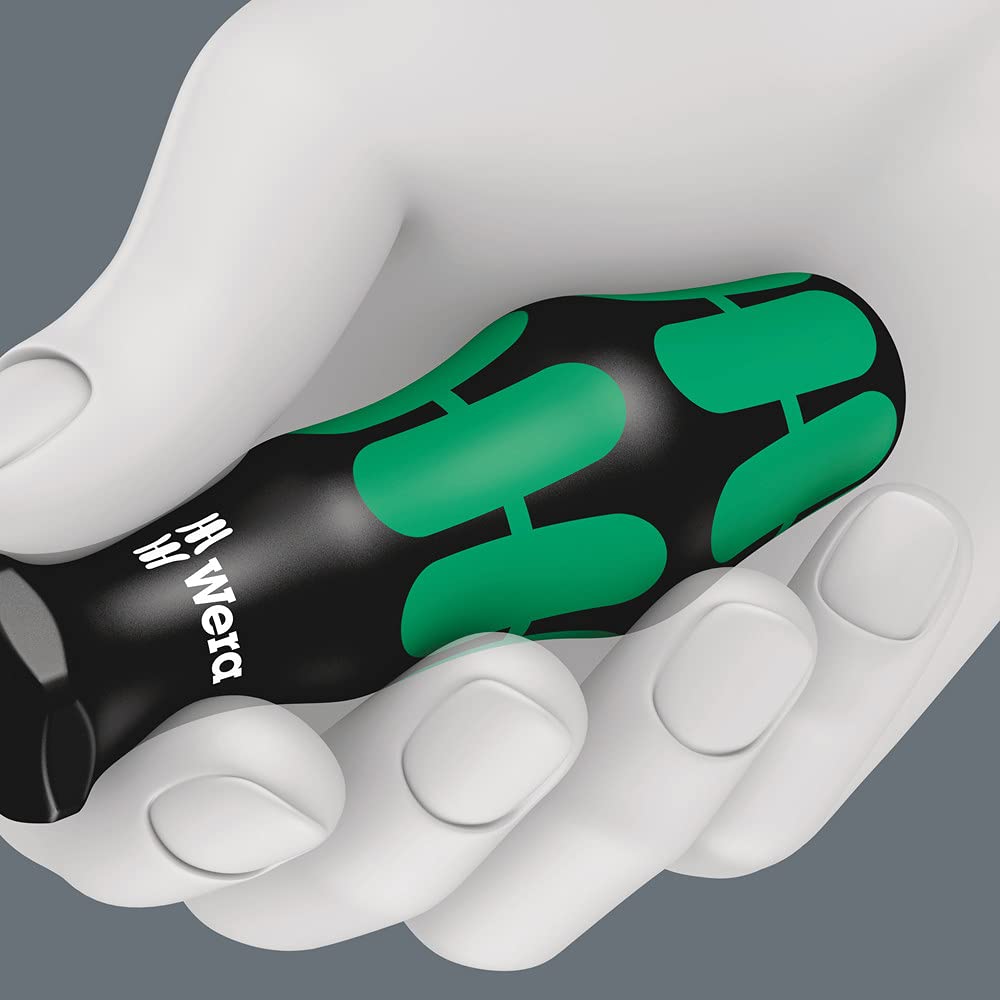 WERA Rack Screwdriver Set - Kraftform Plus Lasertip, 6-Piece Precision Tool Set