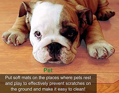 Transparent PVC Floor Protector Mat - Wear-Resistant Clear Rug Runner