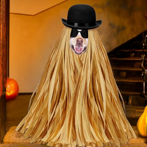 2 Pcs Raffia Grass Table Skirt for Hawaiian Luau and Tropical Party Decor