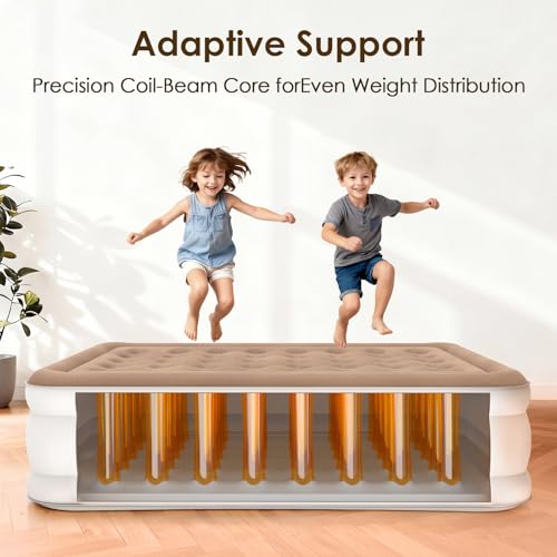 Queen Air Mattress with Built-in Pump - 18" Raised Inflatable Air Bed