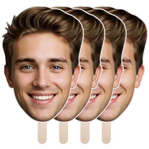 Custom Big Head Cutout on a Stick - Personalized Face Sign for Parties