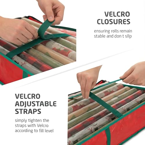 Gift Wrapping Paper Storage Container 40-Inch Waterproof Holder for Rolls