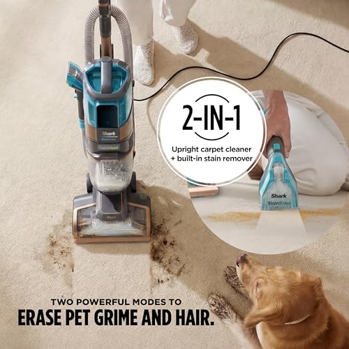 Upright Carpet & Upholstery Cleaner with Pet Hair & Stain Removal Tools