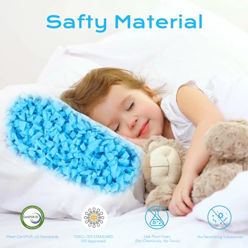 Garifon 10lbs Blue Shredded Memory Foam Bean Bag Filler - Comfortable & Supportive