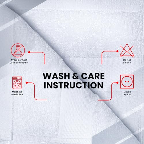 Infinitee Xclusives 100% Cotton Washcloths 12 Pack 13x13 Soft Absorbent Face Towels