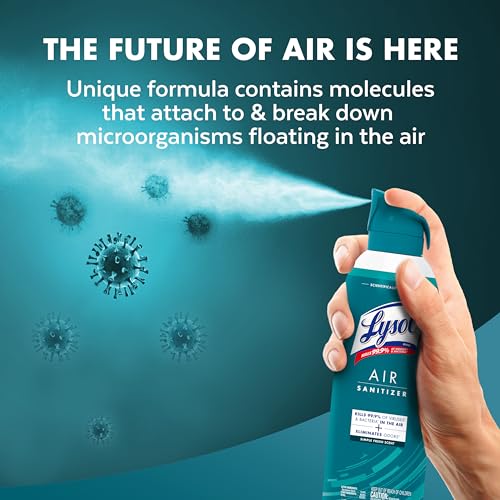 Simple Fresh Air Sanitizer Spray 10oz Pack of 3 - Odor Eliminator & Bacteria Killer