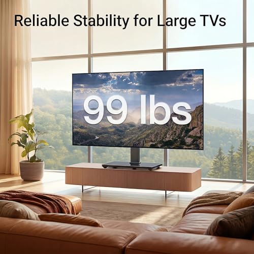 Universal Swivel TV Stand Base for 37-78 Inch TVs - Height Adjustable
